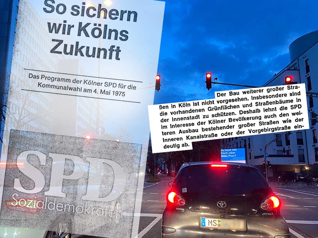 Stadtautobahn Köln von FDP verhindert? – Widerspruch!